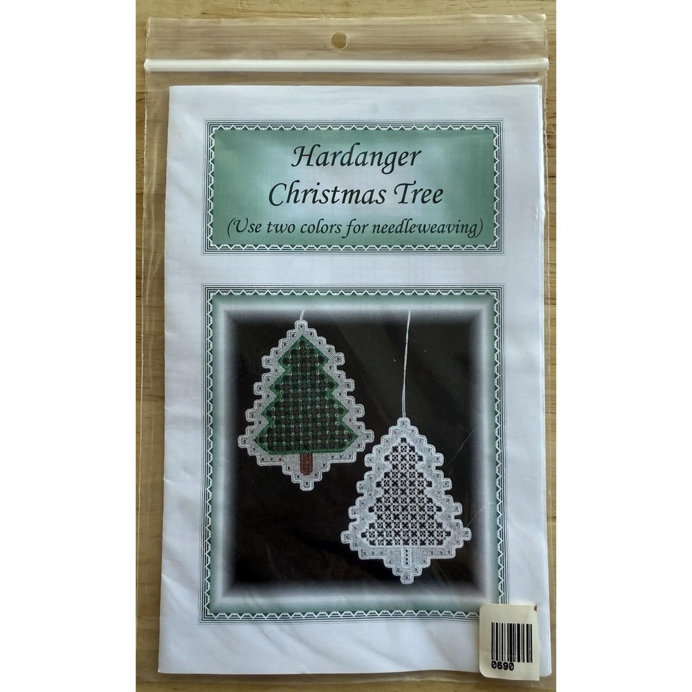 Hardanger Christmas Tree Ornament Pattern by A STITCH‎ IN TIME DESIGNS